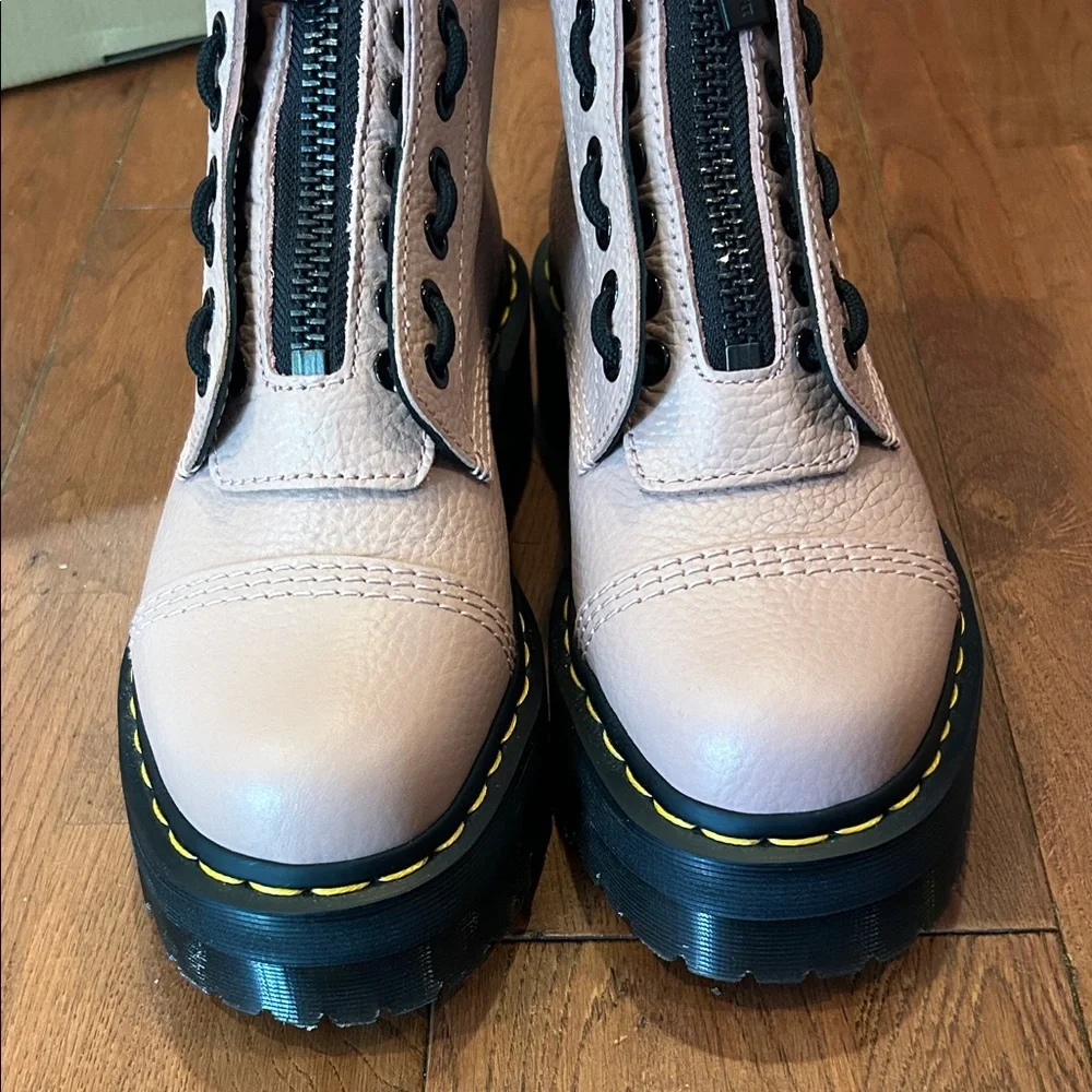 Dr Martins Sinclair Platform Boots Zipper Front - Picture 4 of 12